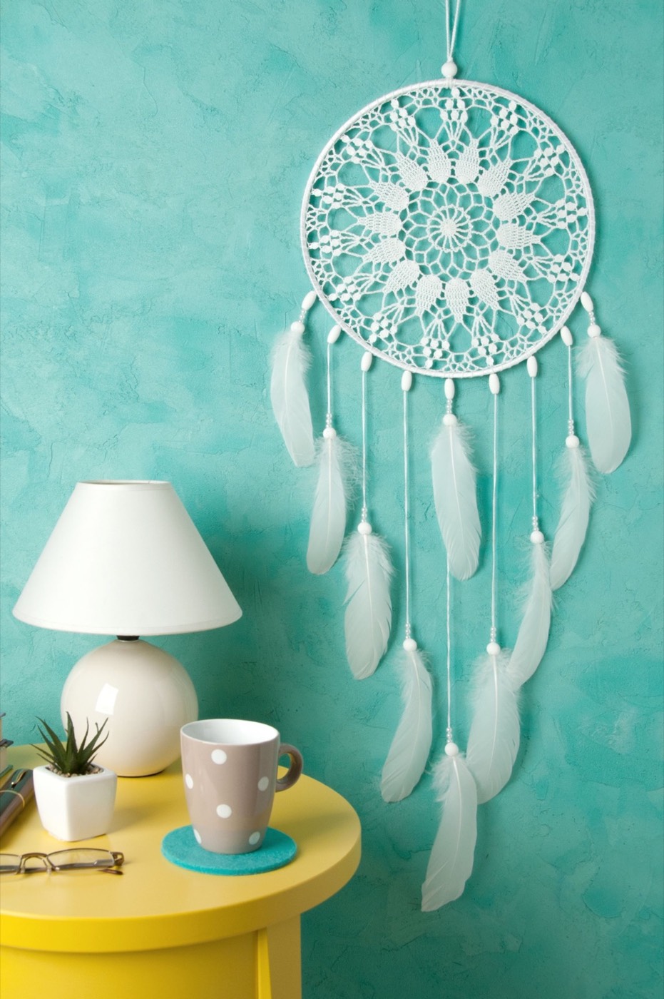 White dream catcher